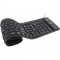 Tastatura Gembird KB-109F-B Flexibila, microUSB, Negru