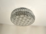 Plafoniera Mid-Century Modern, Art Deco, Holophane, vintage