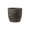 Ghiveci ceramica, Pescara Festive diametru 12 cm, antracit auriu