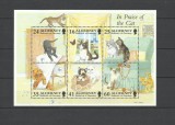 ALDERNEY 1996 FAUNA ANIMALE DOMESTICE PISICI, Nestampilat