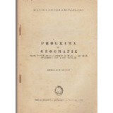Programa de Geografie, clasele V-VIII ale scolii generale de 10 ani - curs de zi, invatamintul seral si fara frecventa