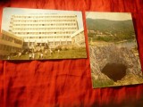 2 Ilustrate Slanic Prahova 1985 complex balnear , 1992 Grota Miresei (pliu colt)