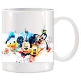Cana alba personalizata Clubul lui Mickey Mouse, Disney, INOVATIX&reg;. 330ml