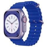 Techsuit - Watchband (W038) - Apple Watch 1/2/3/4/5/6/7/8/9/SE/SE 2/Ultra/Ultra 2 (42/44/45/49mm) - Blue