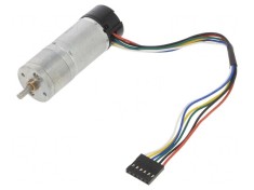 Motor DC cu Encodare și Transmisie 6V 75:1 HP Metal 25DX69L