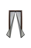 Cumpara ieftin Plasă anti-insecte / plasă de ț&acirc;nțari cu &icirc;nchidere magnetică și 18 magneți, neagră, 220 x 150 cm