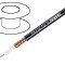 Cablu Coaxial RG59 Flexibil Negru 0.22mm2 PVC