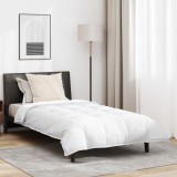 vidaXL Pilotă cu pernă 2 pcs Alb 135 x 200 cm Jos