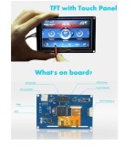 Ecran display original 2.8" Nextion XD HMI USART GPU serial cu Touch screen