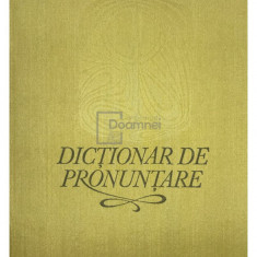 Florența Sădeanu - Dicționar de pronunțare nume proprii străine (editia 1973)