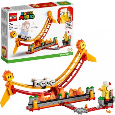 LEGO SUPER MARIO SET DE EXTINDERE PLIMBARE PE VALUL DE LAVA 71416 foto