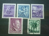 Set timbre Germania Deutsches Reich Generalgouvernement Boemia si Moravia Karl IV Hitler - A228