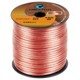 Cablu Difuzor Cabletech Cupru Transparent Rola 100 m 2x0.75 mm2