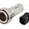 Conector circular, tata, 3 pini, BULGIN - PXM7010/03P/ST/1315/SN