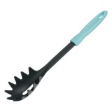 Spatula pentru servire paste,plastic,albastru,32x5 cm