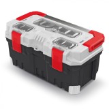 Cutie scule cu organizer, Prosperplast, Titan Plus, maner aluminiu, 49.6x25.8x24 cm