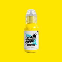 Tusuri Tatuaje - Culori WORLD FAMOUS 30 ml - Pure Yellow
