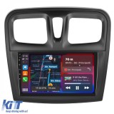Navigatie Dedicata Android Dacia Logan Sandero (2012-2020), 9Inch, 4Gb Ram, 64Gb Stocare, Bluetooth, Carplay Performance AutoTuning