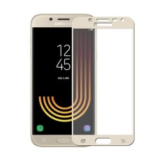 Folie din sticla full size pentru Samsung galaxy J3 2016 - Gold