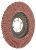 Disc Abraziv Lamelar Oxid Aluminiu 125x22.2mm, Granulatie 80, Intaritura Fibra, Tolsen, Slefuire Metal/Lemn