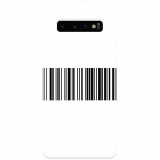 Husa silicon pentru Samsung Galaxy S10, Bar Code