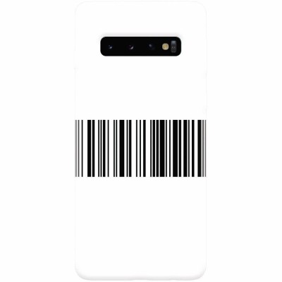 Husa silicon pentru Samsung Galaxy S10, Bar Code foto