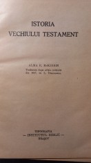 ISTORIA VECHIULUI TESTAMENT - TIP.INST.BIBLIC BRASOV - TRAD. L. DIACONESCU 1927
