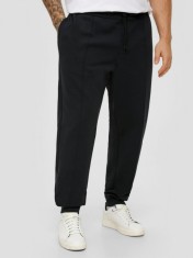 Pantaloni sport, bărbați big sizes, Detroit, Regular fit, Negru, 4XL