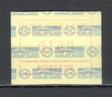Noua Zeelanda.1990 Timbre de automat-Expozitia filatelica NEW ZEELAND SN.100 foto