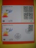 HOPCT PLIC FDC S NR 292 SET 2 FDC -ANIVERSARE 35 ANI 1980 -ONU NATIUNILE UNITE 1982 -BIROUL DIN GENMEVA -ELVETIA