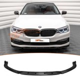 Spoiler frontal 3 piese BMW Seria 5 G30/G31, ABS negru pian, 2017-2020