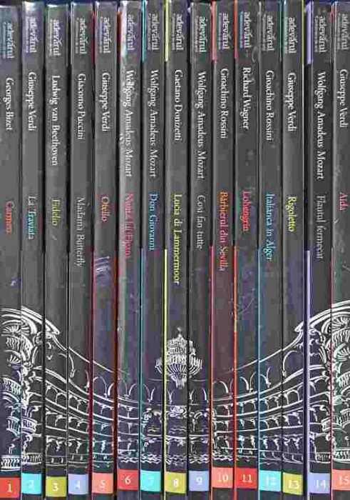 COLECTIA MARI SPECTACOLE DE OPERA VOL.1-15 CARTE + 2 CD-URI FIECARE VOLUM (COMPLETA)-PIOTR KAMINSKI SI COLA-274945