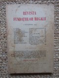Revista Fundatiilor Regale - Anul I SEPTEMBRIE 1934 Nr. 9