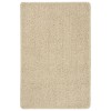Covor pufos crem 200x290 cm, antiderapant, moale, PP 100%, inaltime fir 20mm, lavabil