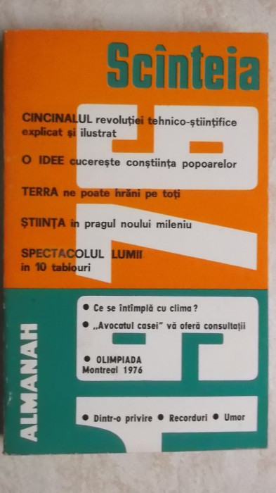Almanah Scanteia / Scinteia 1976