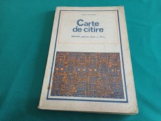 CARTE DE CITIRE *MANUAL PENTRU CLASA A VI-A /LUCIA ATANASESCU / 1979 * 23