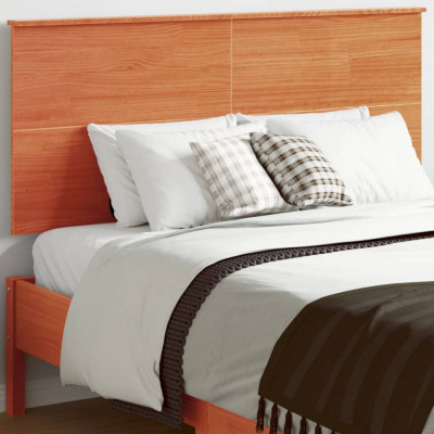 Tablie de pat, maro ceruit, 120 cm, lemn masiv de pin GartenMobel Dekor foto
