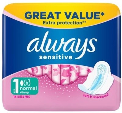 Absorbante, Always, Sensitive Normal Plus, 14 bucati foto