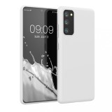 Husa Kwmobile pentru Samsung Galaxy S20 FE, Silicon, Alb, 53604.48, Carcasa