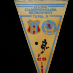 M3 C7 - Tematica fotbal Steaua Bucuresti - Rangers footbal club - CCE 2 mar 1988