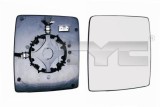 Sticla oglinda exterioara stanga TYC Opel Combo C Tour Cargo si Corsa C Van 202012, convexa si incalzita, geam retrovizor pentru inlocuire, OE Opel