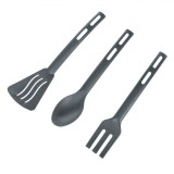 Set Ustensile de Bucătărie, 3 Bucăți, Plastic, Culoare Gri, Oem