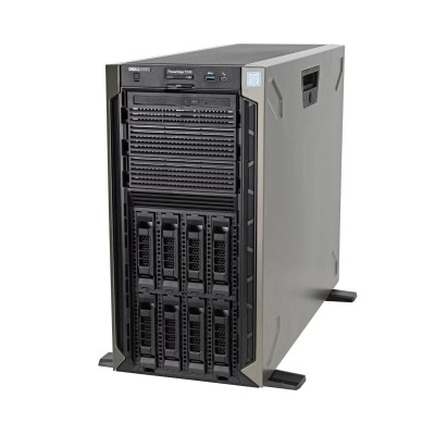 Dell PowerEdge T340 8 LFF, 1 x Intel Xeon Quad Core E-2124 3.3Ghz, 32GB DDR4, Perc H330, 2 x 495W, 2 ani garantie foto