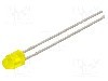 Dioda LED, 3mm, galbena, 180...880mcd, 20mA, 2...2,4V, LITEON - LTL17KSL5D