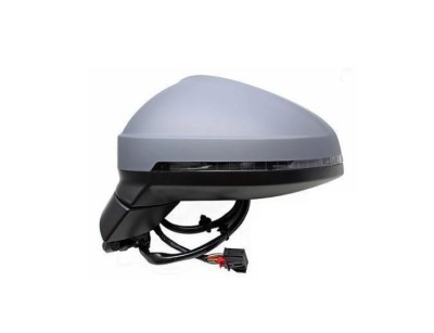 Oglinda usa exterioara AUDI A4/S4 (B9), 11.2015-07.2019, View Max, partea stanga, reglare electrica; carcasa grunduita; incalzit; sticla asferica; ge foto
