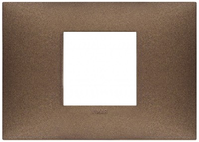 Rama Ornament 2M pt doza de 3M Vimar Neve cupru mat 09672.24 foto