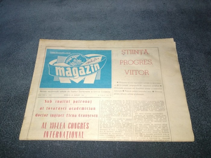 REVISTA MAGAZIN 29 AUGUST 1981