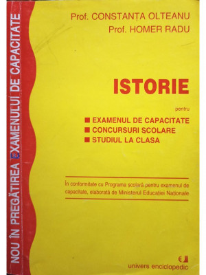 Constanta Olteanu - Istorie pentru examenul de capacitate (editia 1999) foto