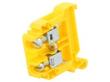 Conector Șine 0,5-10mm2 Galben TS35