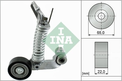 INA 534 0574 10 Intinzator curea, curea distributie foto